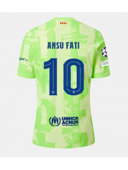 Barcelona Ansu Fati #10 Ausweichtrikot 2024-25 Kurzarm